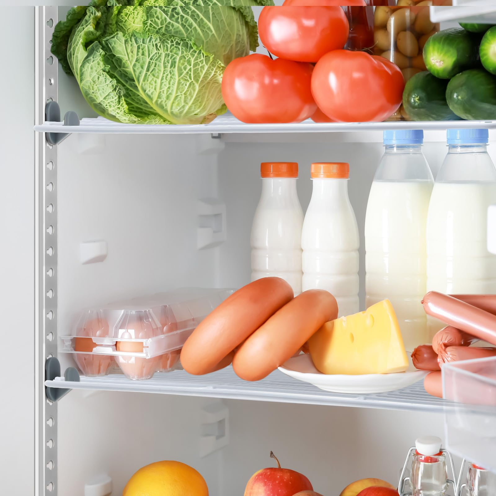 Refrigerator Shelf Clips - Organize Your Fridge! -4