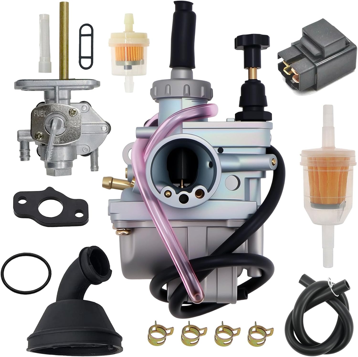 13200-40B00 Carburetor Fit for Suzuki Quadsport LT80 1987-2006 ATV Carb for Kawasaki KSF80 KFX80 2003-2006 Replace 13200-40B10 15003-S005