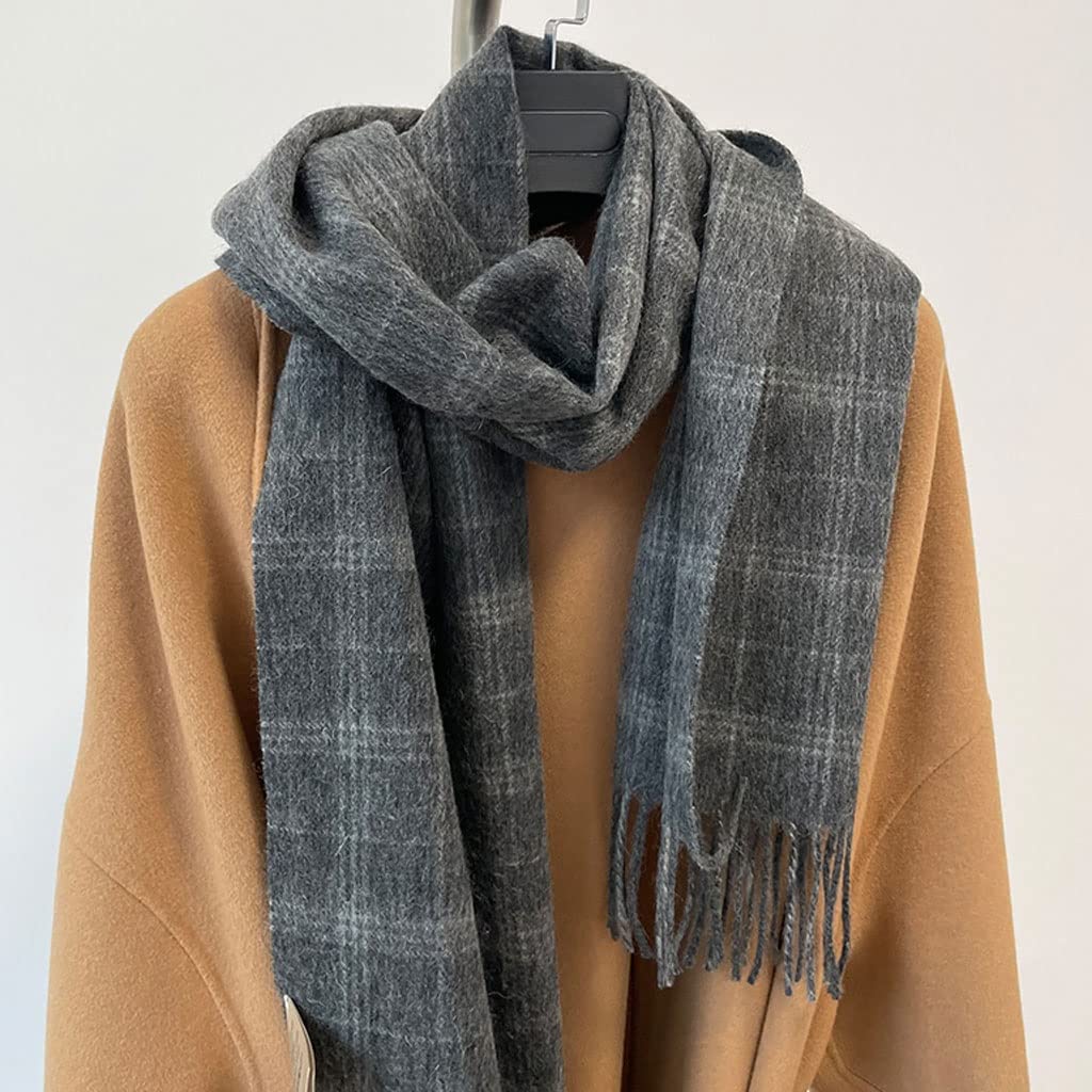 Sciarpa Inverno sciarpa in pura lana moda autunno inverno inverno caldo cashmere sciarpe plaid pattern lunghi nappe uomini donne wrap sciarpe scialle Scialle
