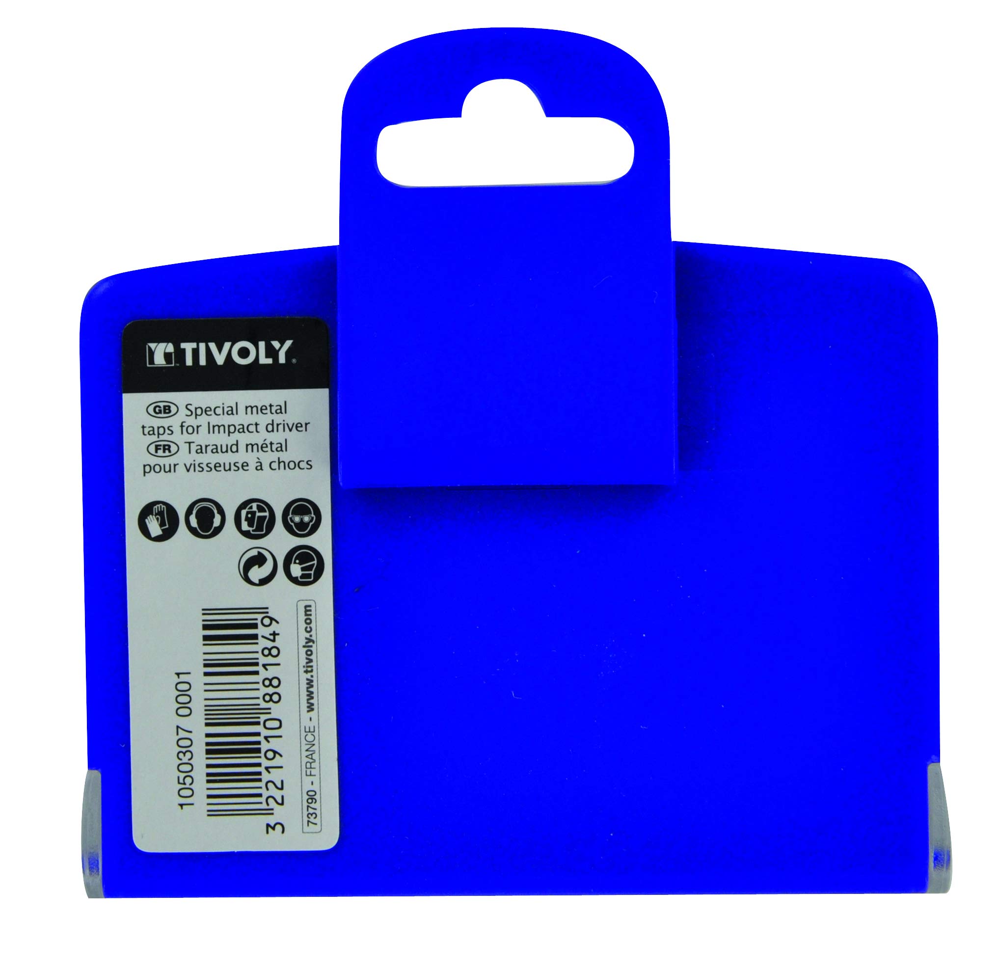 TIVOLY 10503070001 - Estuche THD HEXA 6 machos HSS M3 M4 M5 M6 M8 M10 mango hexa 1/4’’+1 PP
