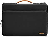 tomtoc 360° Laptop Sleeve for 14-inch MacBook Pro M4/M3/M2 & 13-inch iPad Pro - Military-Grade Protection, Water-Resistant, Organized Storage Case