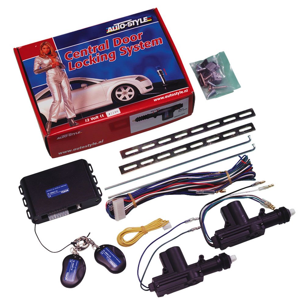 AUTO-STYLE Zentralverriegelungsatz Universal - 4-türer - inkl. 4 Motoren & 2 Fernbedienungen