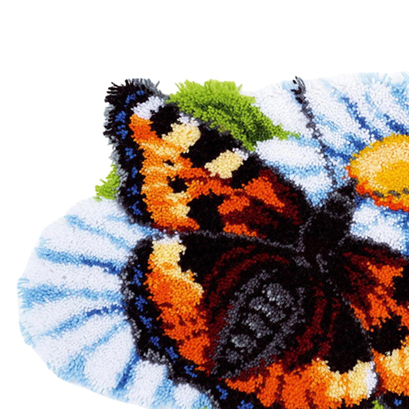 MERISHOPP Latch Hook Rug Kits Handmade Doormat Tapestry for Adults and Kids Home Decor Crafts | Needlecrafts & Yarn | Rug Making | Latch Hooking | Latch Hooking Kits-picture-21