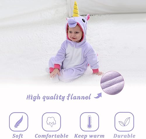 Miniatura 4 de Tonwhar - Mameluco disfraz para bebé de 0 a 3 años, diseño de animales y dibujos animados.