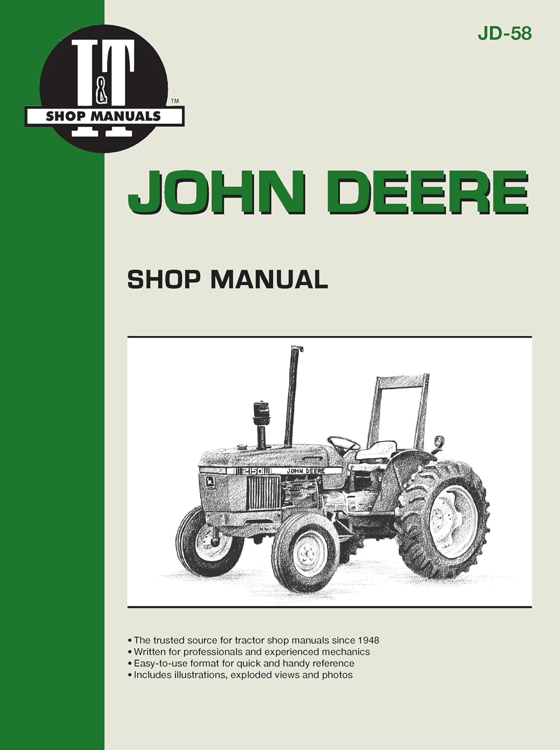 John Deere Shop Manual 2150,2155,2255,2350, +