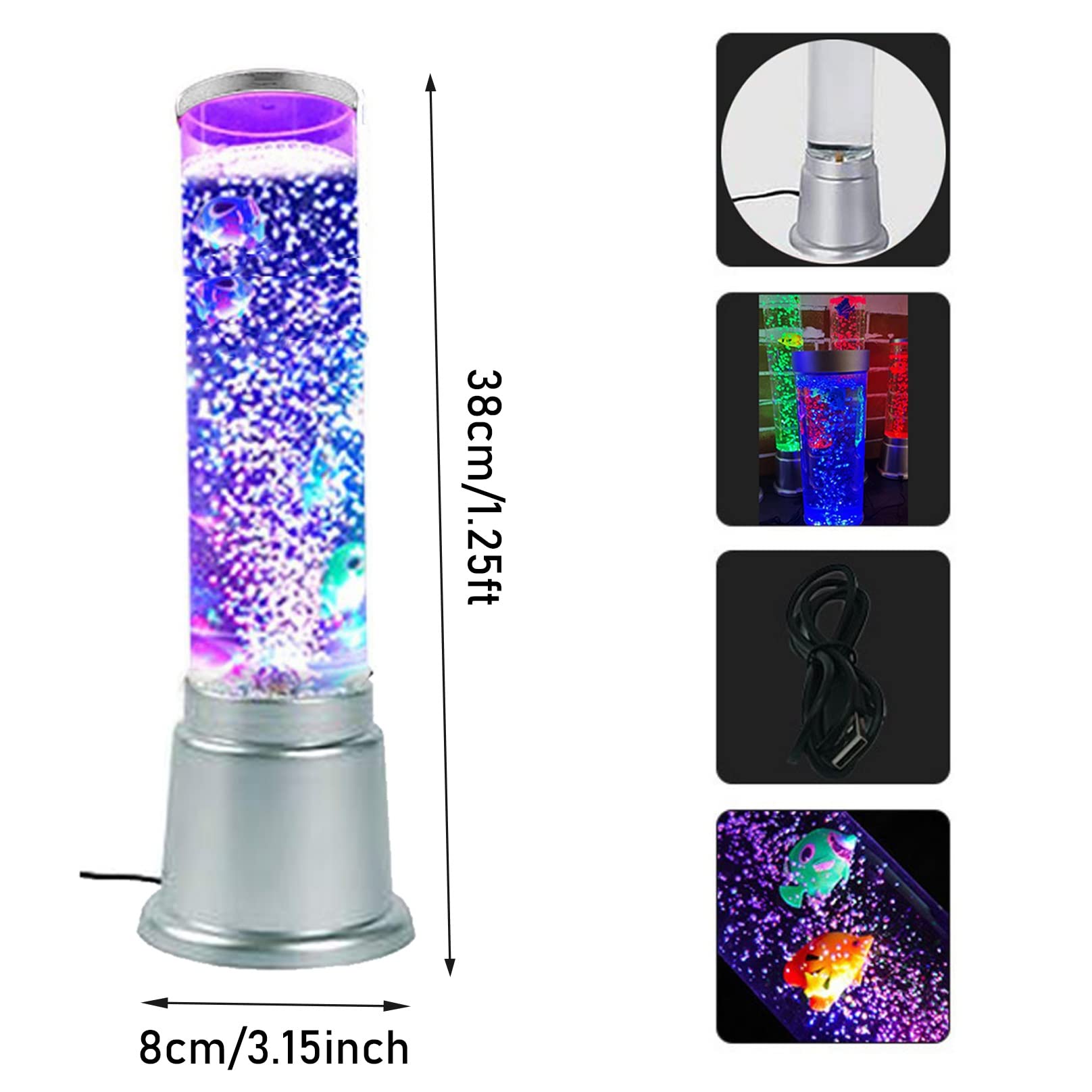 EINFEBEN LED-aquariumverlichting, RGB LED-aquariumverlichting voor 120-140 cm waterplanten en
