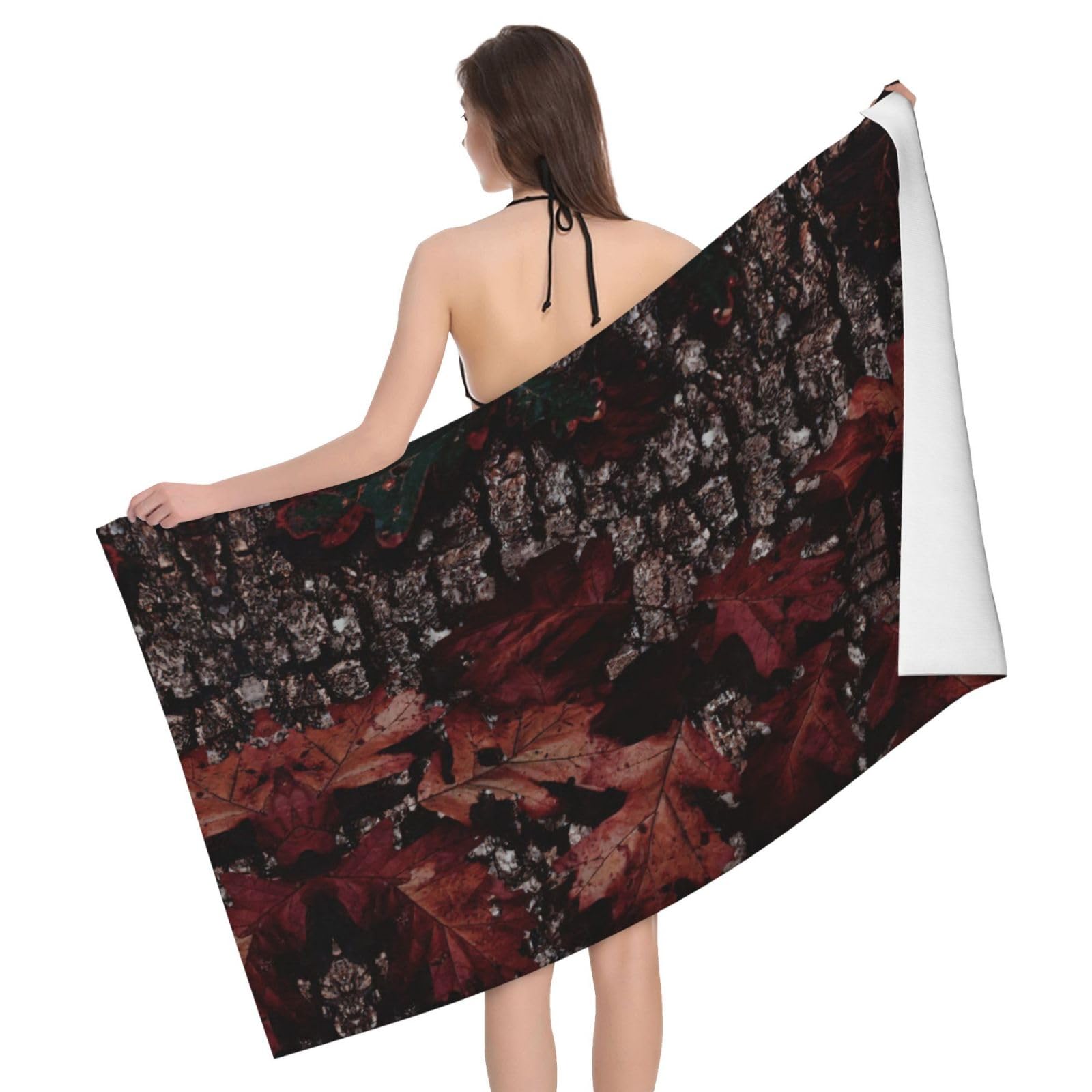 Serviette de bain microfibre camouflage 81x132 cm ultra absorbante
