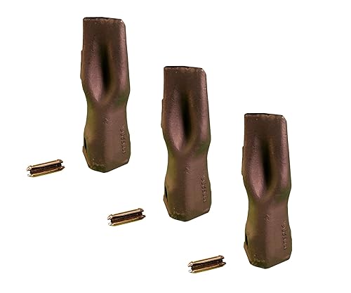 Miniatura 5 de Diente de cucharón retroexcavadora 195-7206  Punta larga, compatible con adaptadores de cucharón serie CAT DRS200 (10)