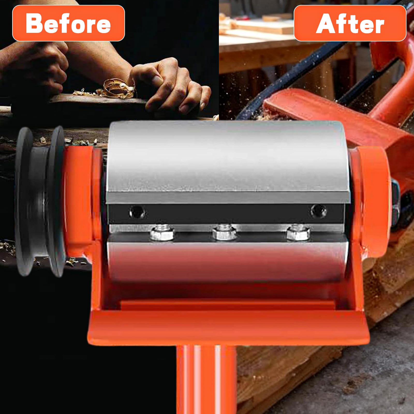Pelador de troncos, descortezador de troncos diseñado para Husqvarna y STIHL, accesorio de motosierra para descortezar madera, accesorios de motosierra, herramienta de marco de madera