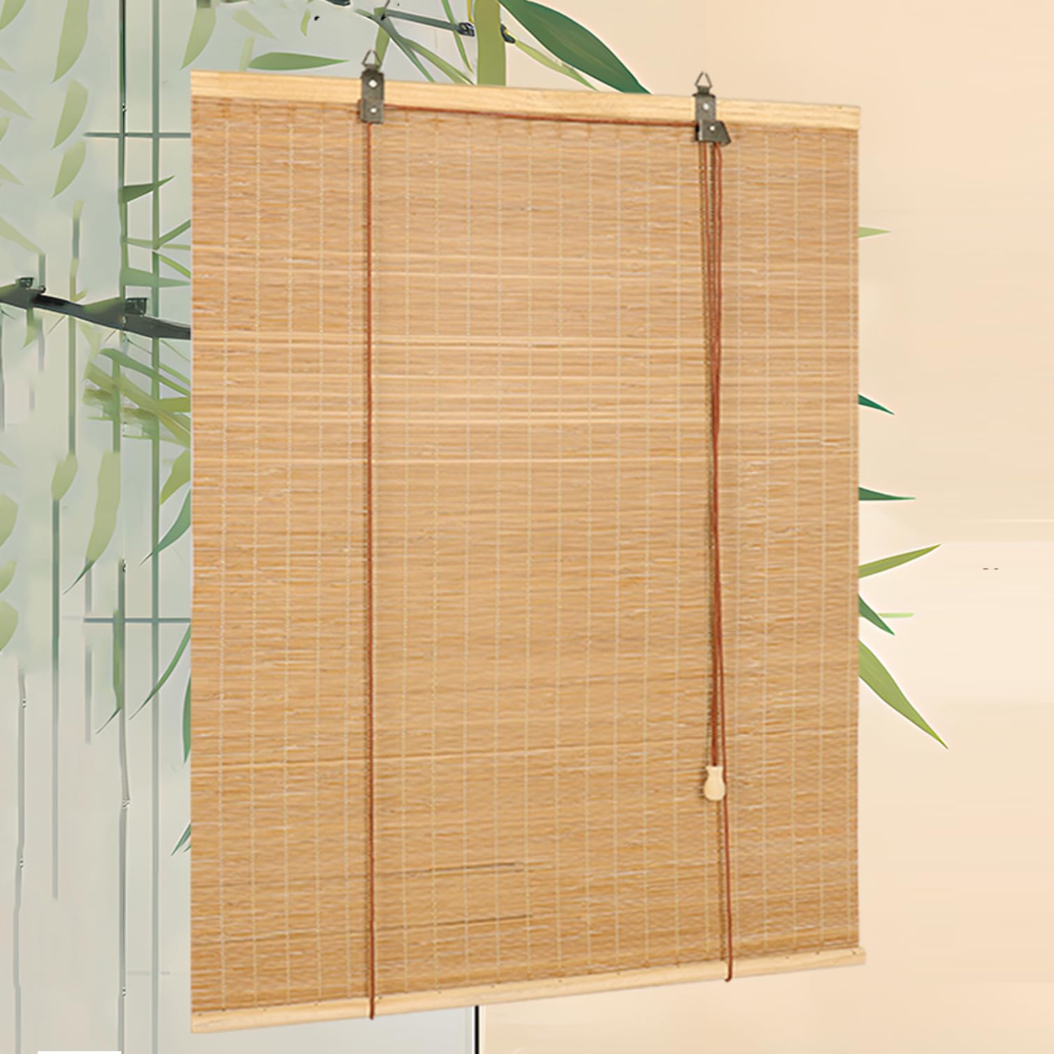 Tenda A Rullo In Bambù 110x150 Cm - Parasole Naturale Per Interni/Esterni, Stile Retrò - Foto 13