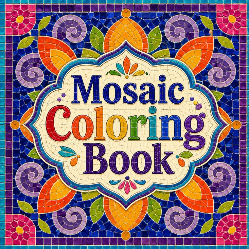 Mosaic Coloring Book: Have fun!