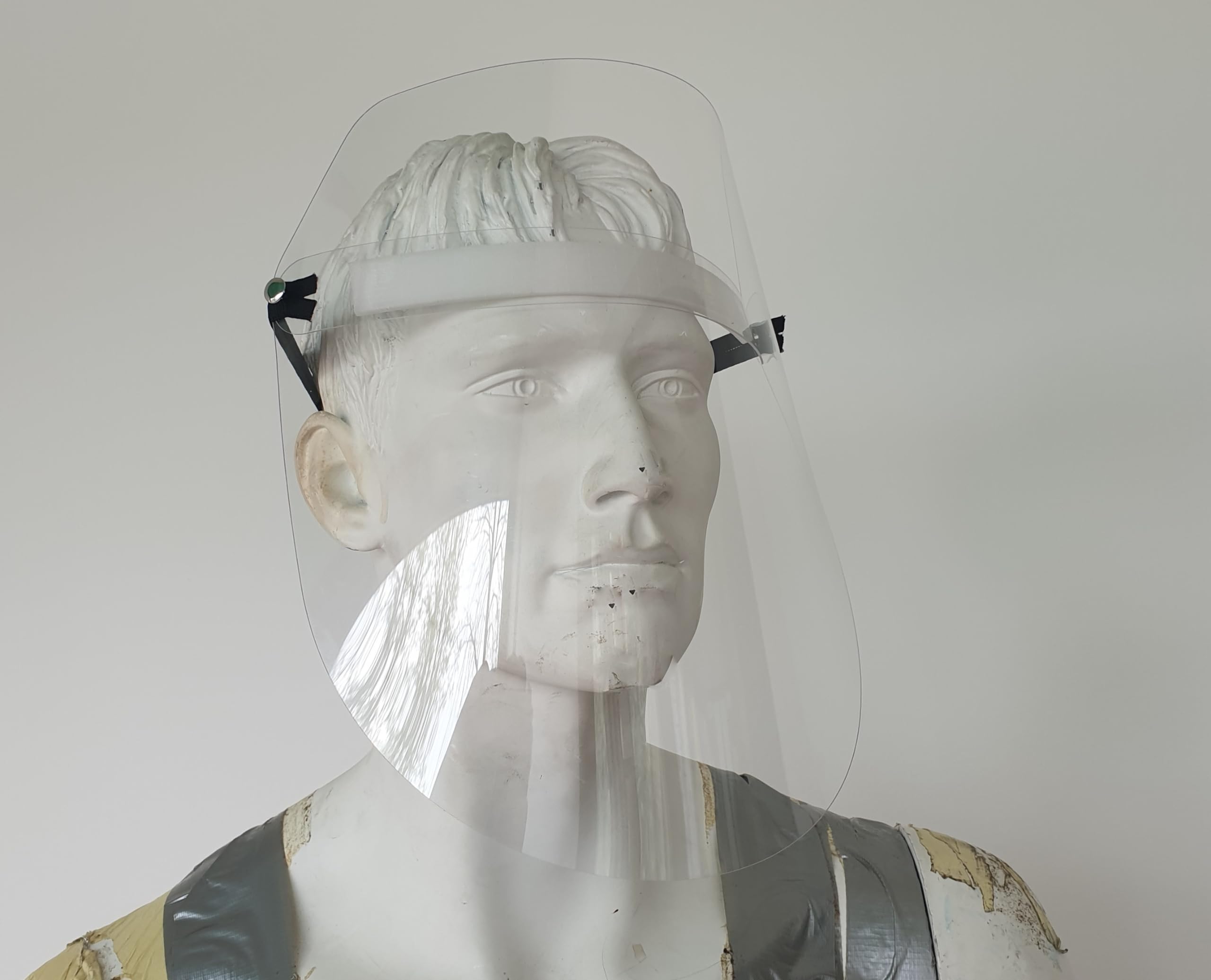Visiera medica protettiva in plexiglass Europe (10 pz.)