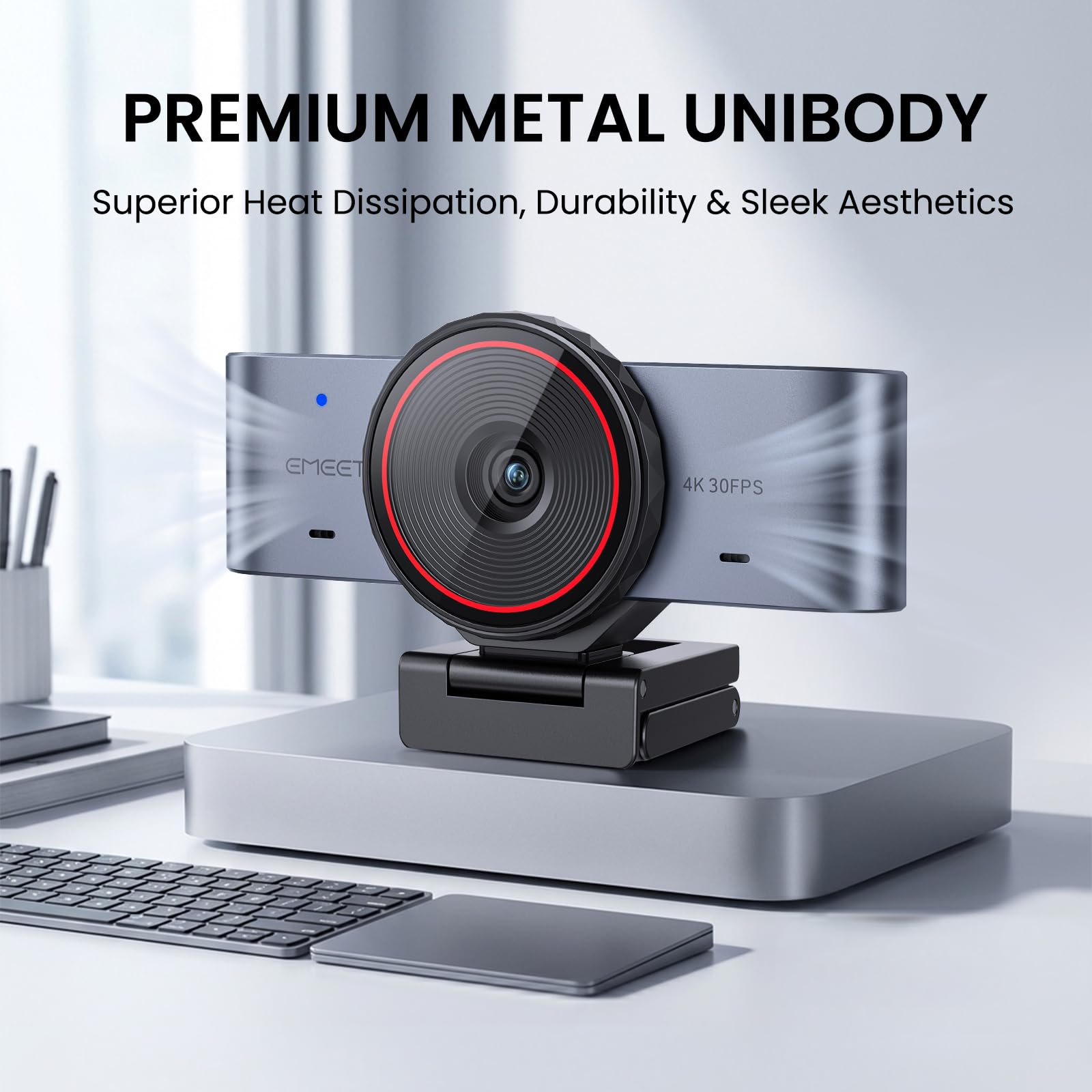 EMEET C960 Ultra 4K Webcam for Mac & PC, 1/1.5