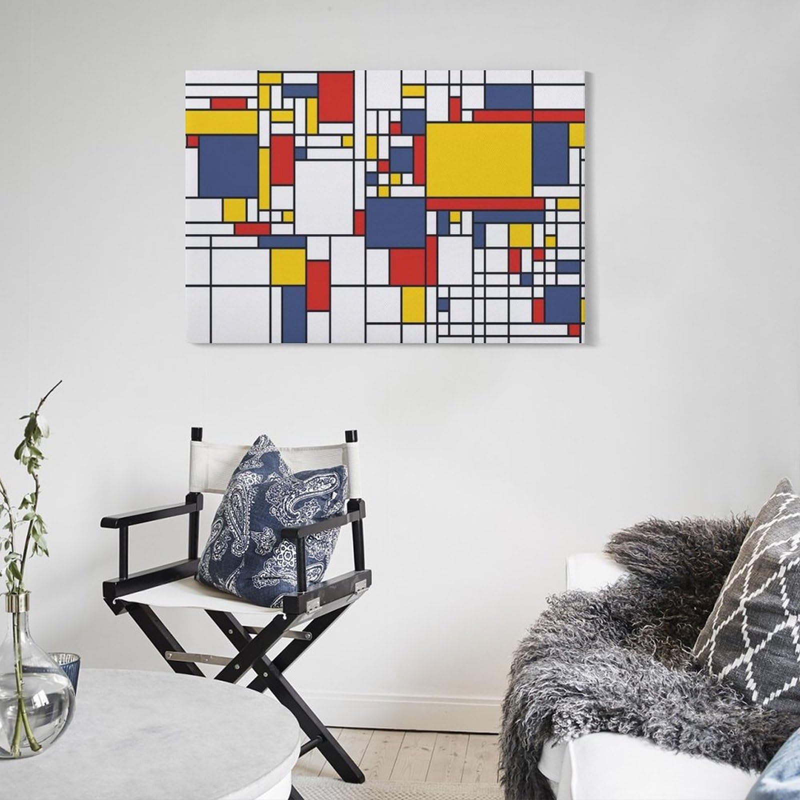 Amazon.co.jp: ピート・モンドリアン偉大な抽象画家たち絵画（赤・黄