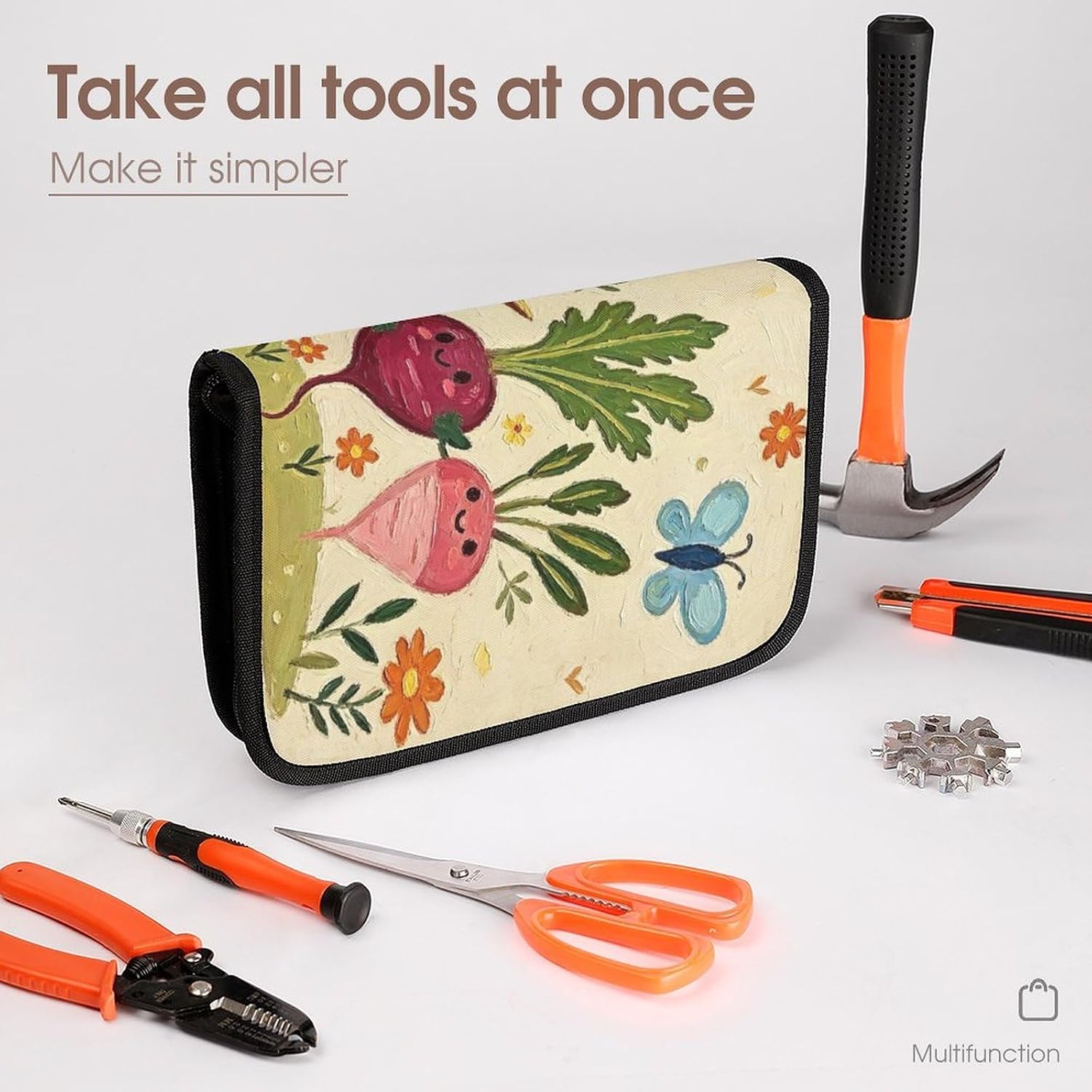 Cute Vegetable Tool Bag Organizer Bag Zipper Pouches image 3