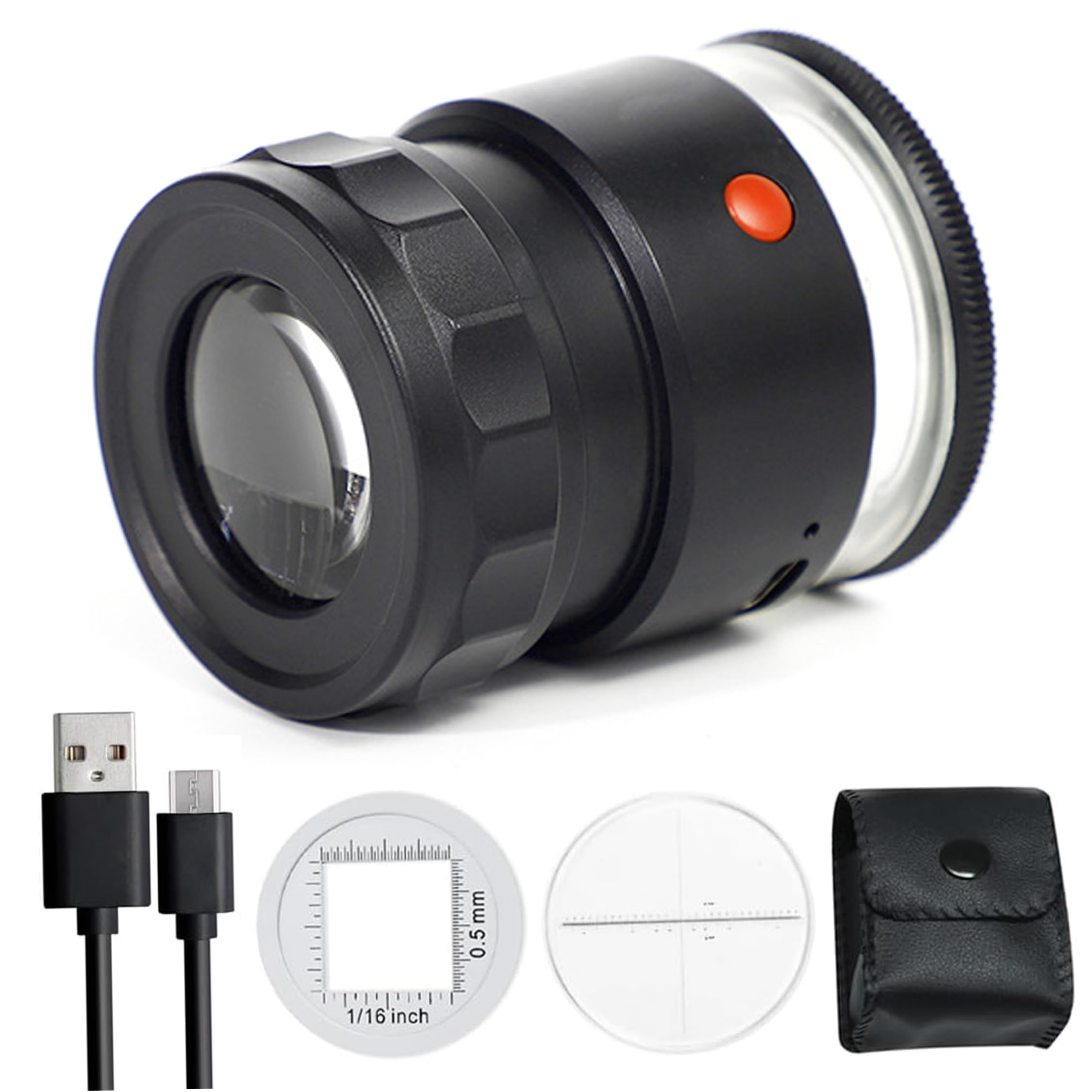 Loupe 30x avec lumière USB lot de 2 pour résoudre les problèmes de vue fatiguée