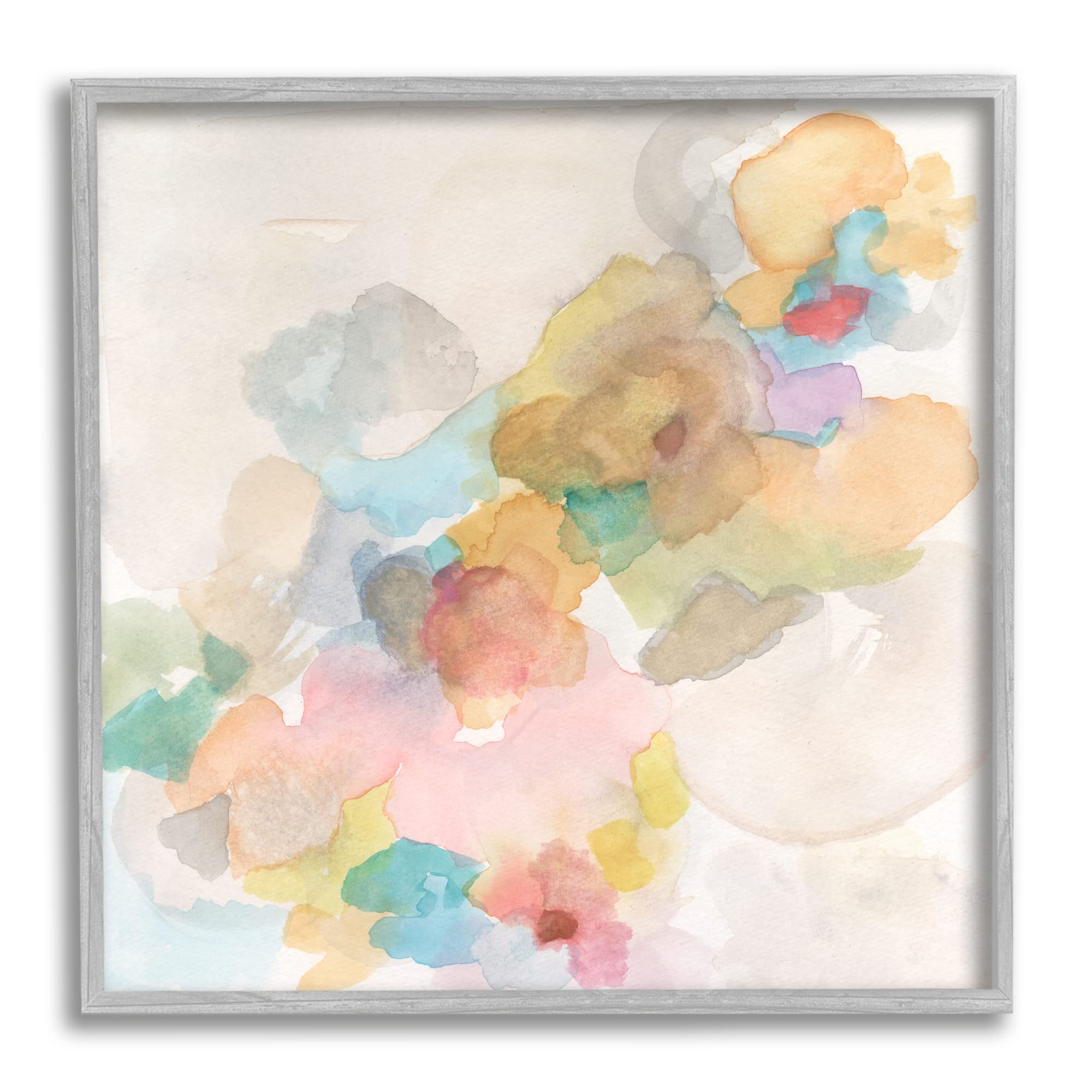 Stupell Industries Modern Abstract Floral Shapes Framed Wall Art, Design by Jodi Fuchs