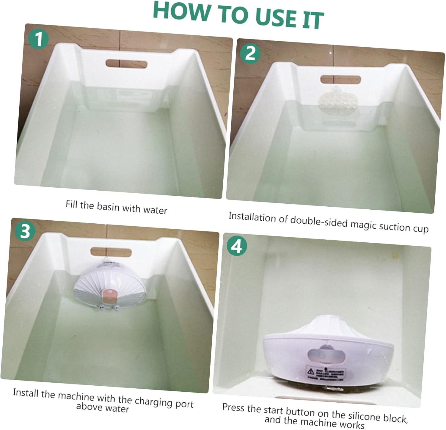 Portable Mini Dishwasher Usb Power Multifunctional Dish Washer for Fruit Vegetable Cleaning Automatic Shut down