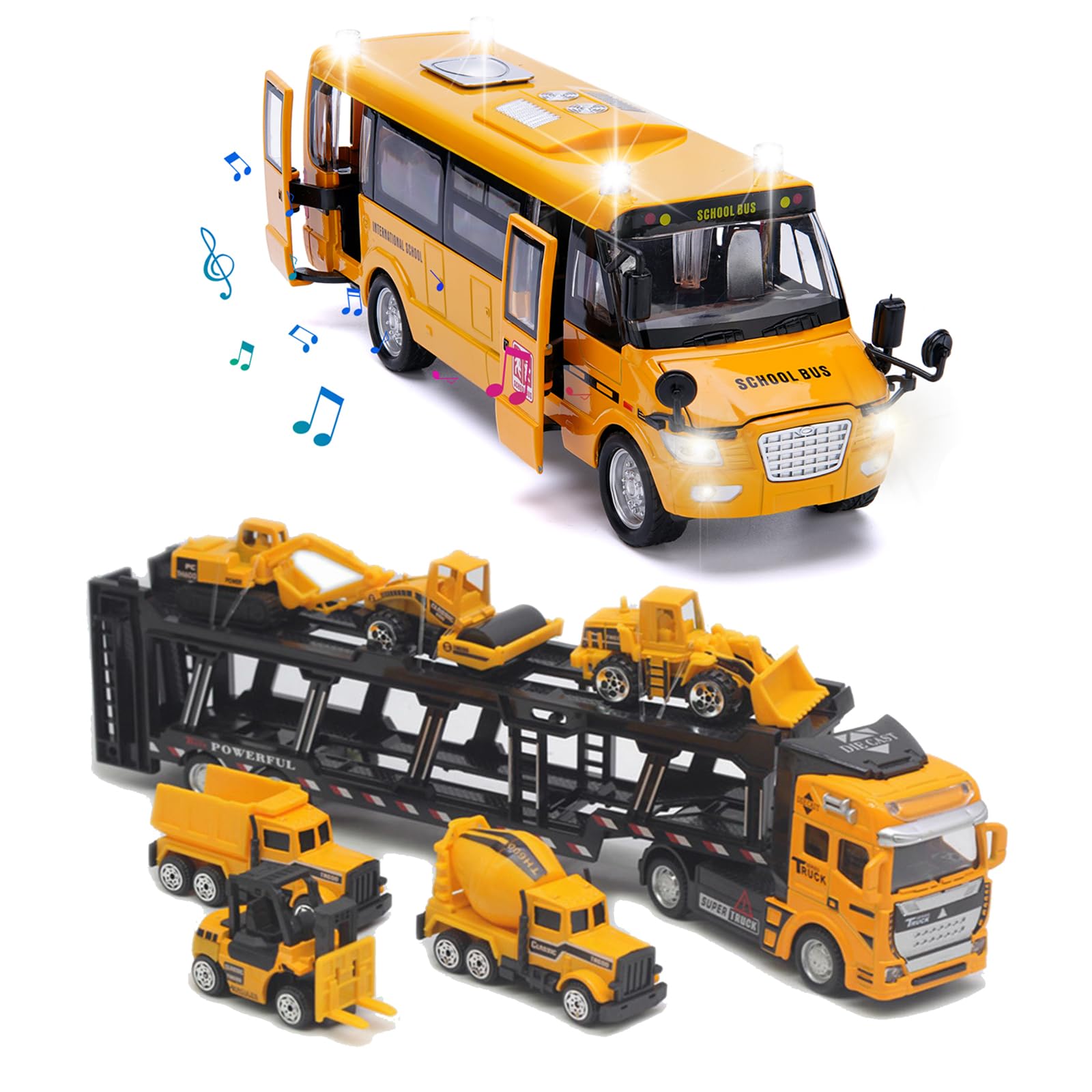 Autobus Teledirigido Autobús De Juguete NAMOARLY Con Luces Y