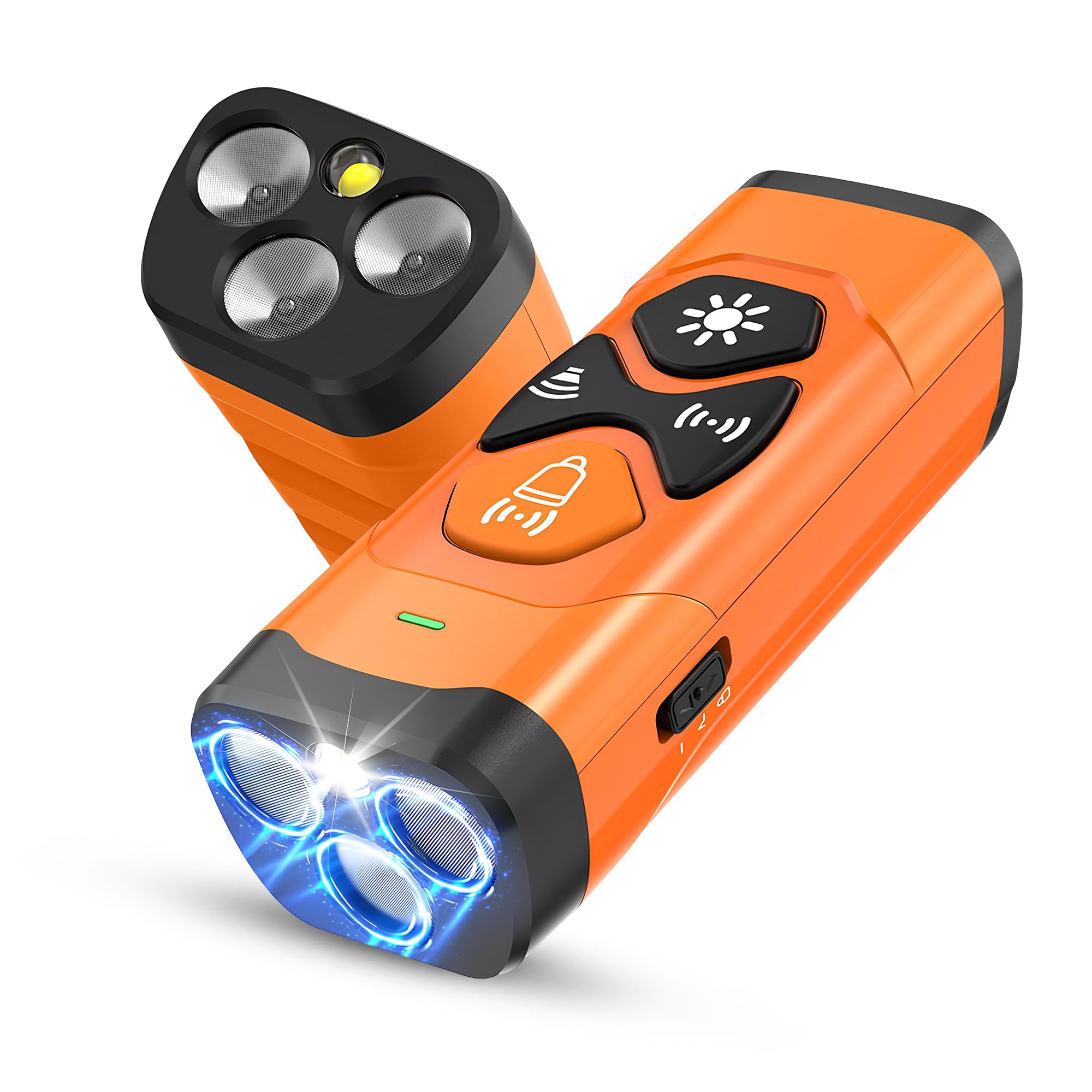 Boîtier anti-aboiement à ultrasons et lampe LED pour dressage chien
