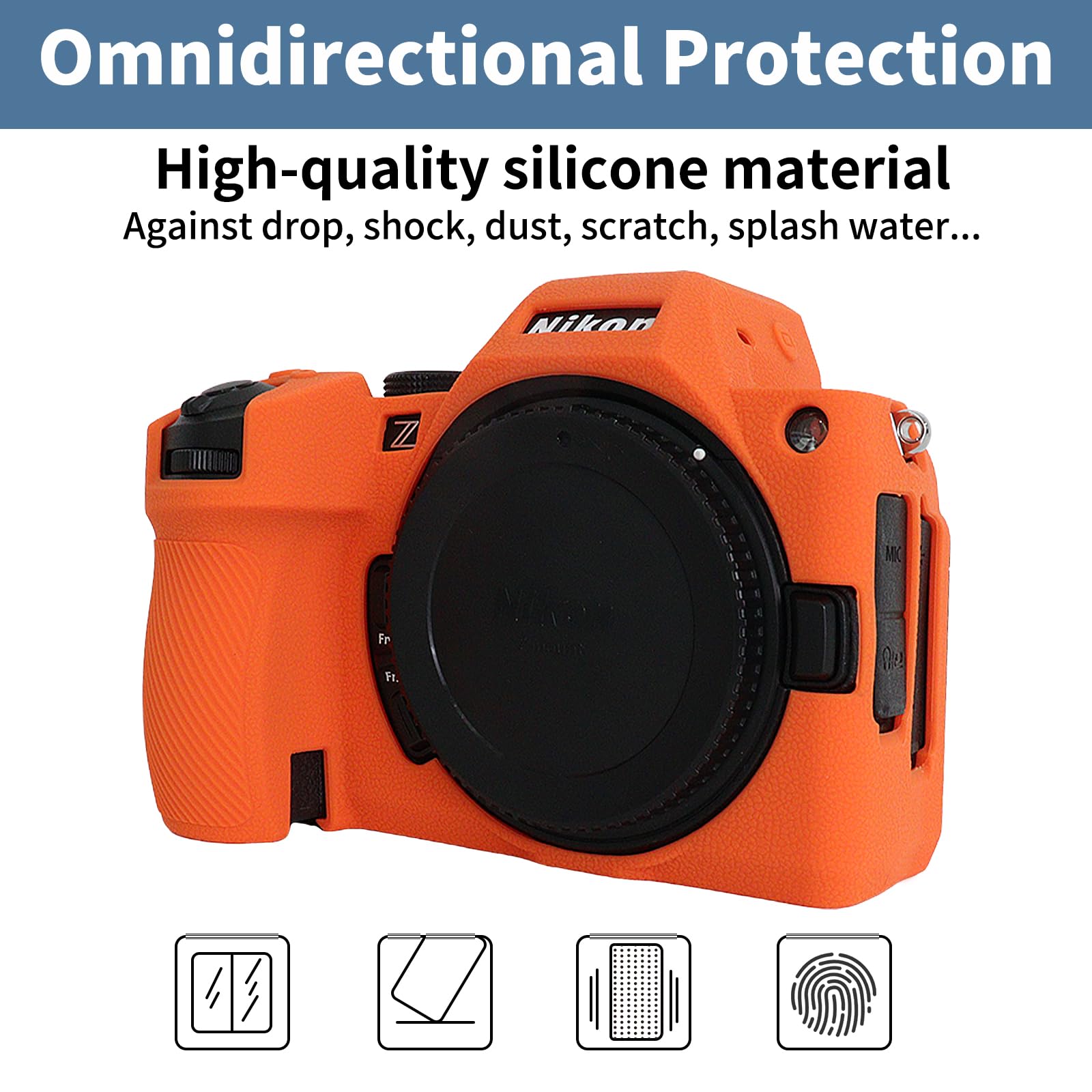 Amazon.co.jp: VOVMOEYA Nikon Z5II用カメラケース、2つのスクリーン