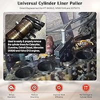 Vista 3 de Conjunto universal de extractor de revestimiento de cilindro – Extractor de revestimiento de cilindro de motor diésel resistente utilizado para Mack