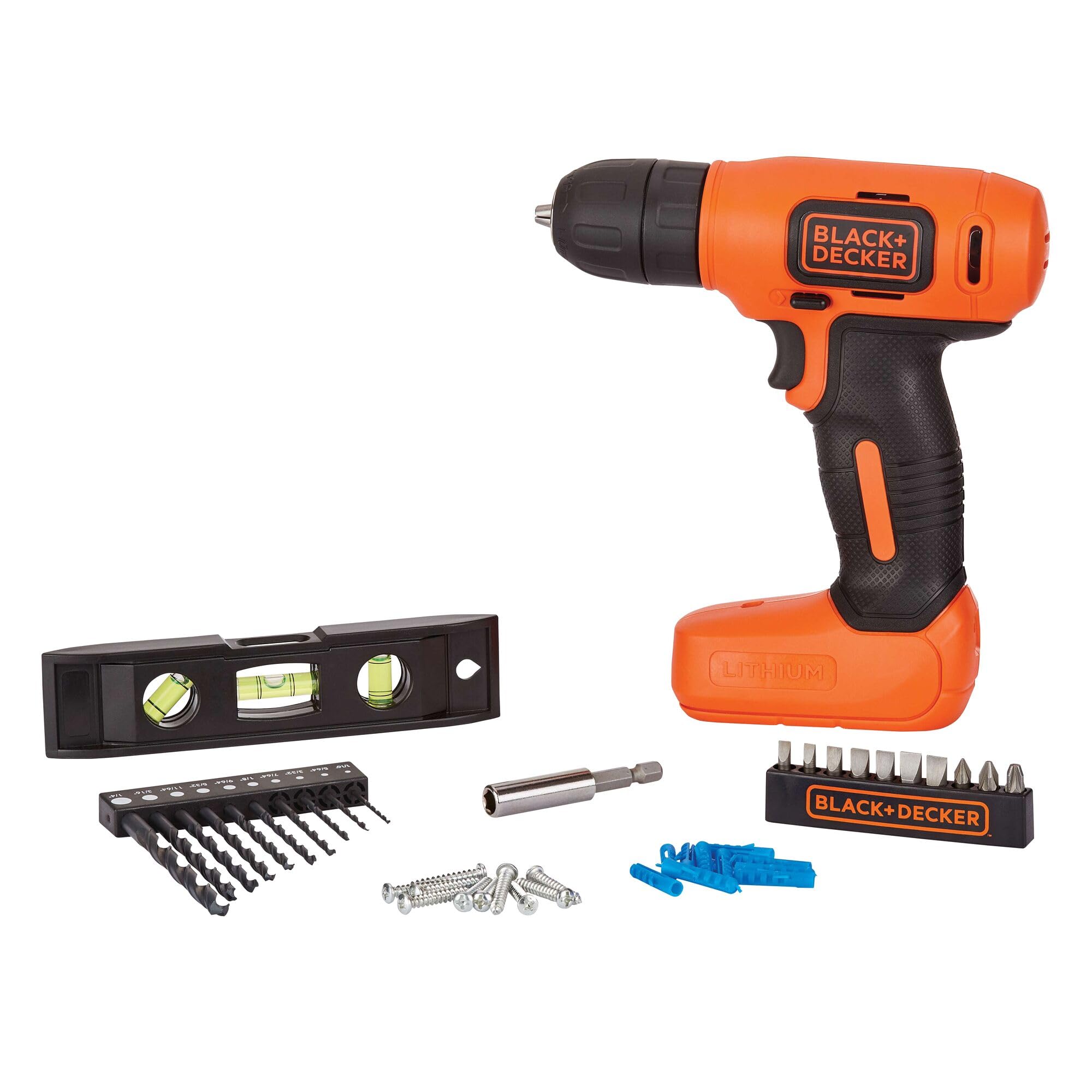 Amazon.com: BLACK+DECKER 8V MAX* Cordless Drill + 43 pc. Home