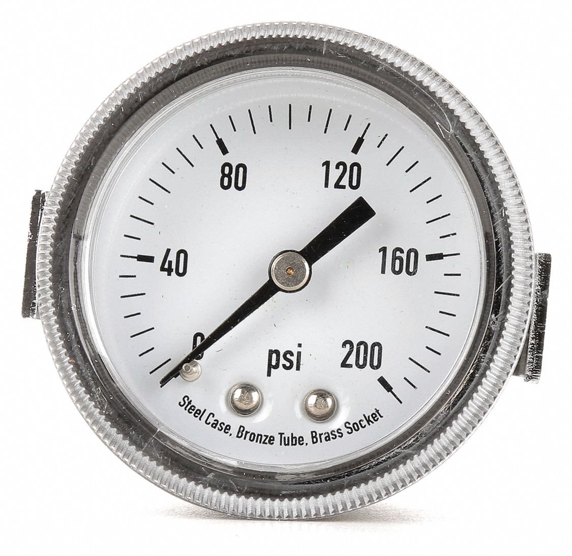 Panel Mount Pressure Gauge, U Clamp, 2 in Industrial