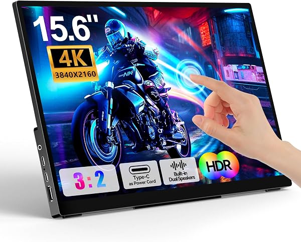 WCKUN 15.6 Inch 1080P+ 17.3 Inch 4K Monitor