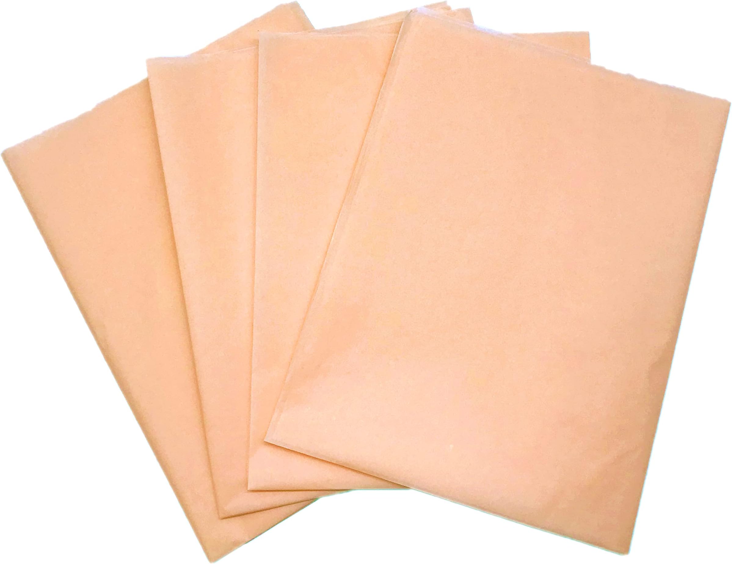 REDDOTGIFT® 50 Sheets Peach Color Tissue Paper Gift Wrapping DIY Tissues 50 * 70cm…17 Grams,Acid Free for A Variety Of Craft, Art and Paper Projects,T-Shirt Wrap….(Peach, 50 * 70cm)