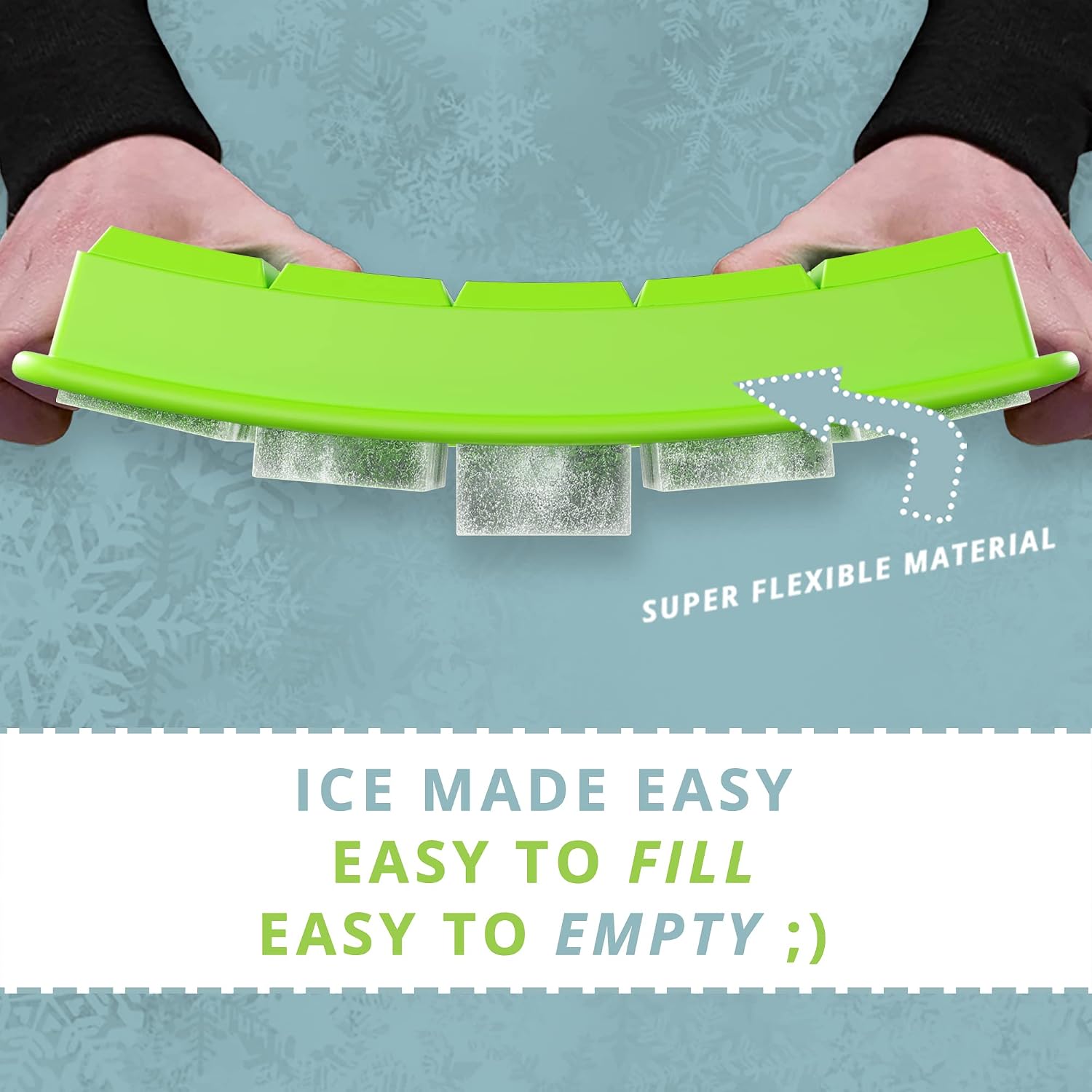 Oliver's Kitchen - Large Ice Cube Tray (Green) image 4