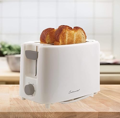 Miniatura 2 de Continental Electric CE-TT011 Tostadora eléctrica, 2 rebanadas, color blanco