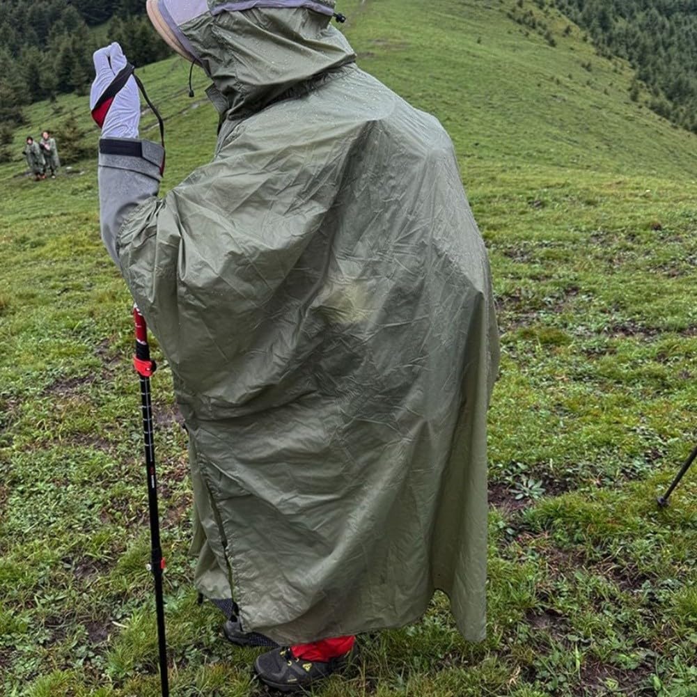 Impermeabile Leggero 221g per Trekking Impermeabile Leggero