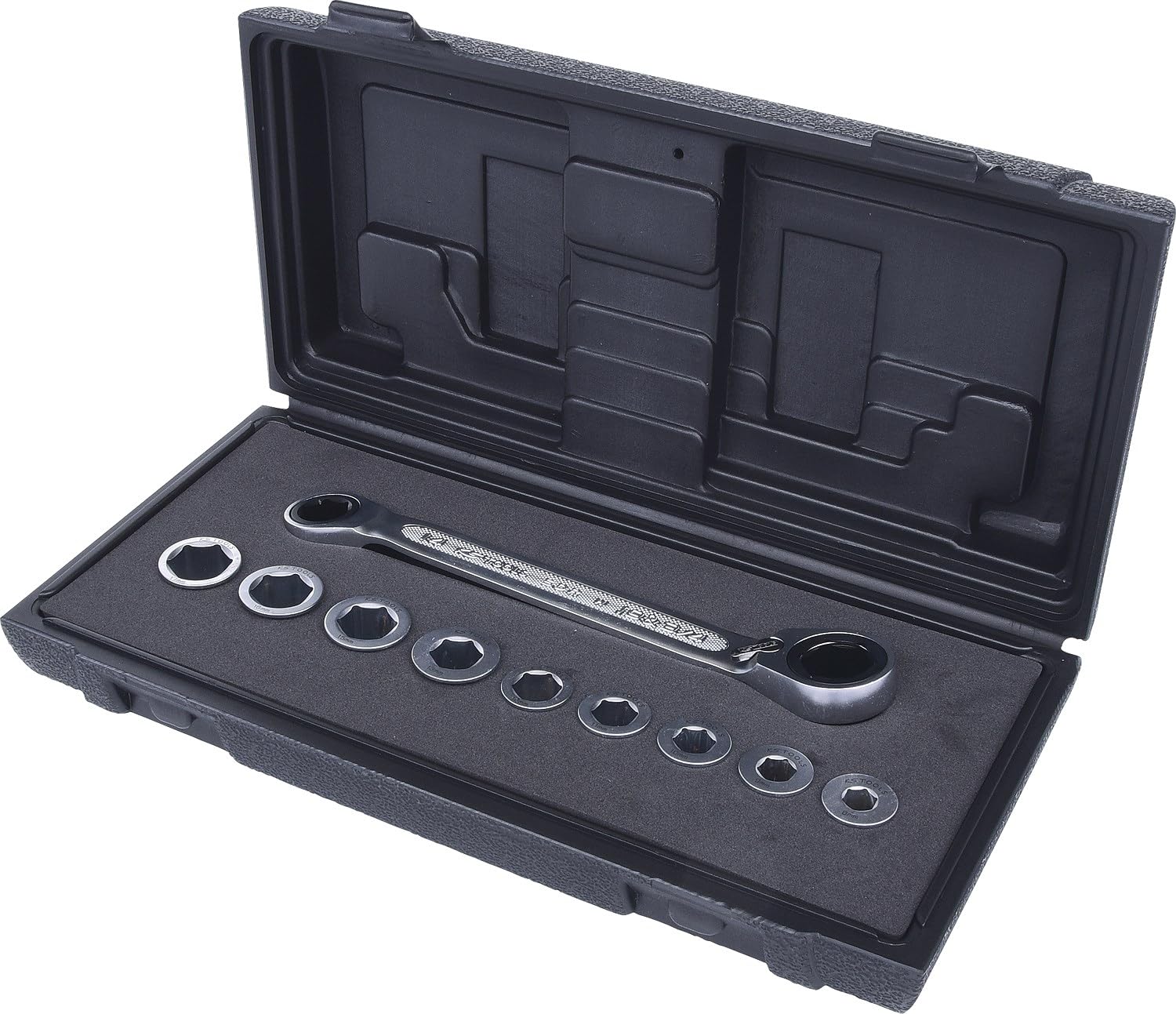 Jeu de clés à cliquet KS Tools 503.4645 avec douilles amovibles 10 pcs