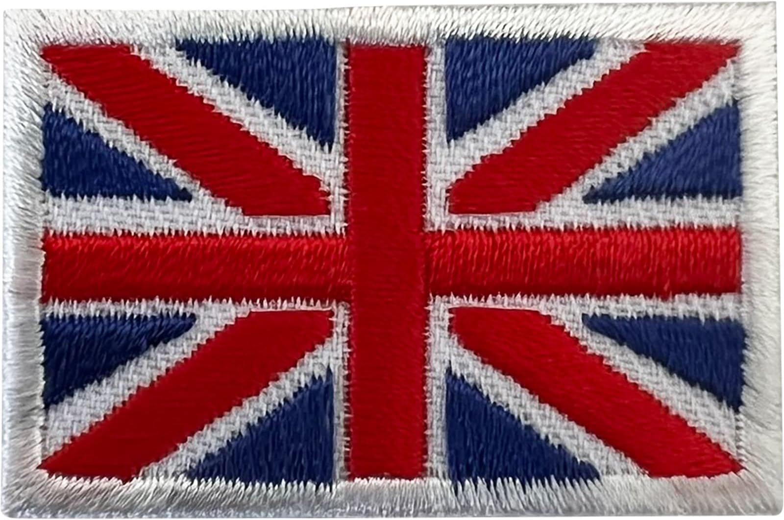 Mini UK Flag Patch Iron Sew On Cloth Small Union Jack British Embroidered Badge