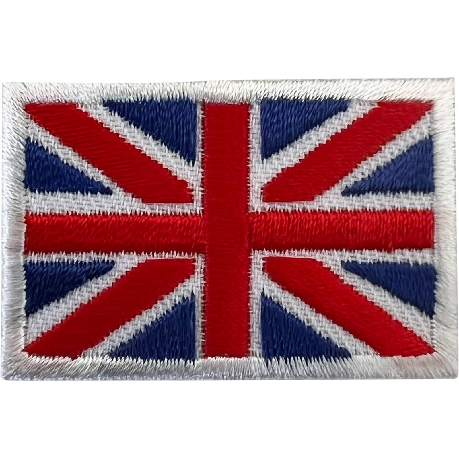Mini UK Flag Patch Iron Sew On Cloth Small Union Jack British Embroidered Badge