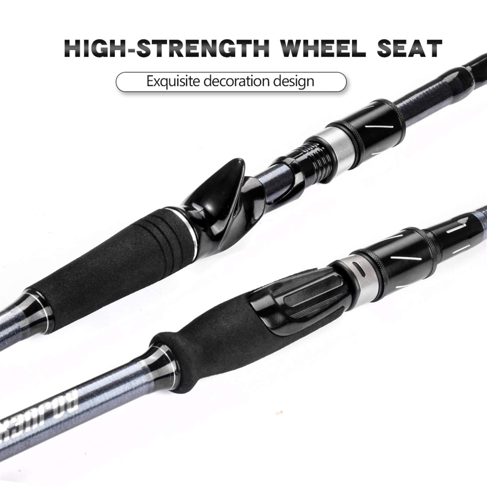 Canne a Peche, Canne a Peche Telescopique Casting Fibre de Carbone Spining Télescopique Tige de pêche télescopique Voyage de la mer Profonde Mini 1.8m 2.1m 2.4m 2.7m 3.0m(S Rod,3.0M)