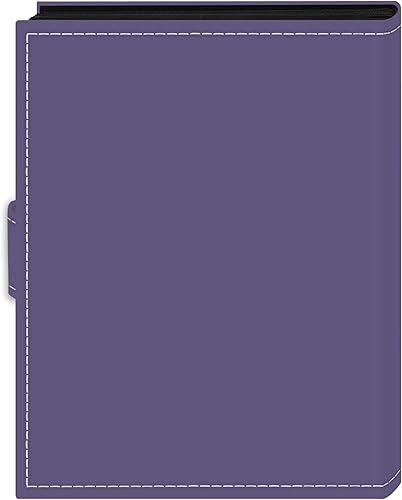 Miniatura 2 de Pioneer Photo Albums EXP-46/LL 36-Pocket 4 x 6 pulgadas Bordado "Love" Correa cosida Cuero Cubierta de Cuero Sintético Álbum de fotos, Mini, Lavanda