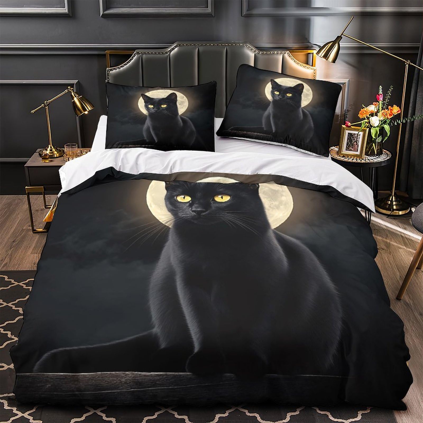 Housse de couette Bitcoin hypoallergénique pour stopper les allergies avec microfibre ultra douce