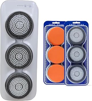 Wall Mounted Electric Back Scrubber, Electric Back Exfoliating Bath Wash Pad, 360 Automatic Rota-Tion, Intelligent Body Back Brush, for Shower & Exfoliating Deep Cleansing