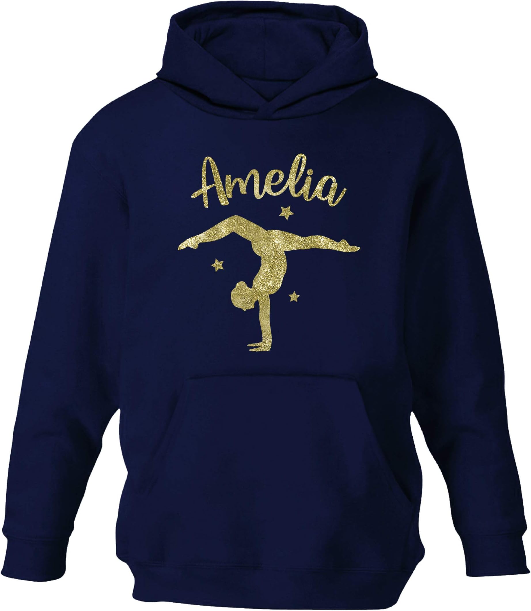 beyondsome Childrens Eat Sleep Ride Repeat Glitter Girls Horse Riding Hoodie