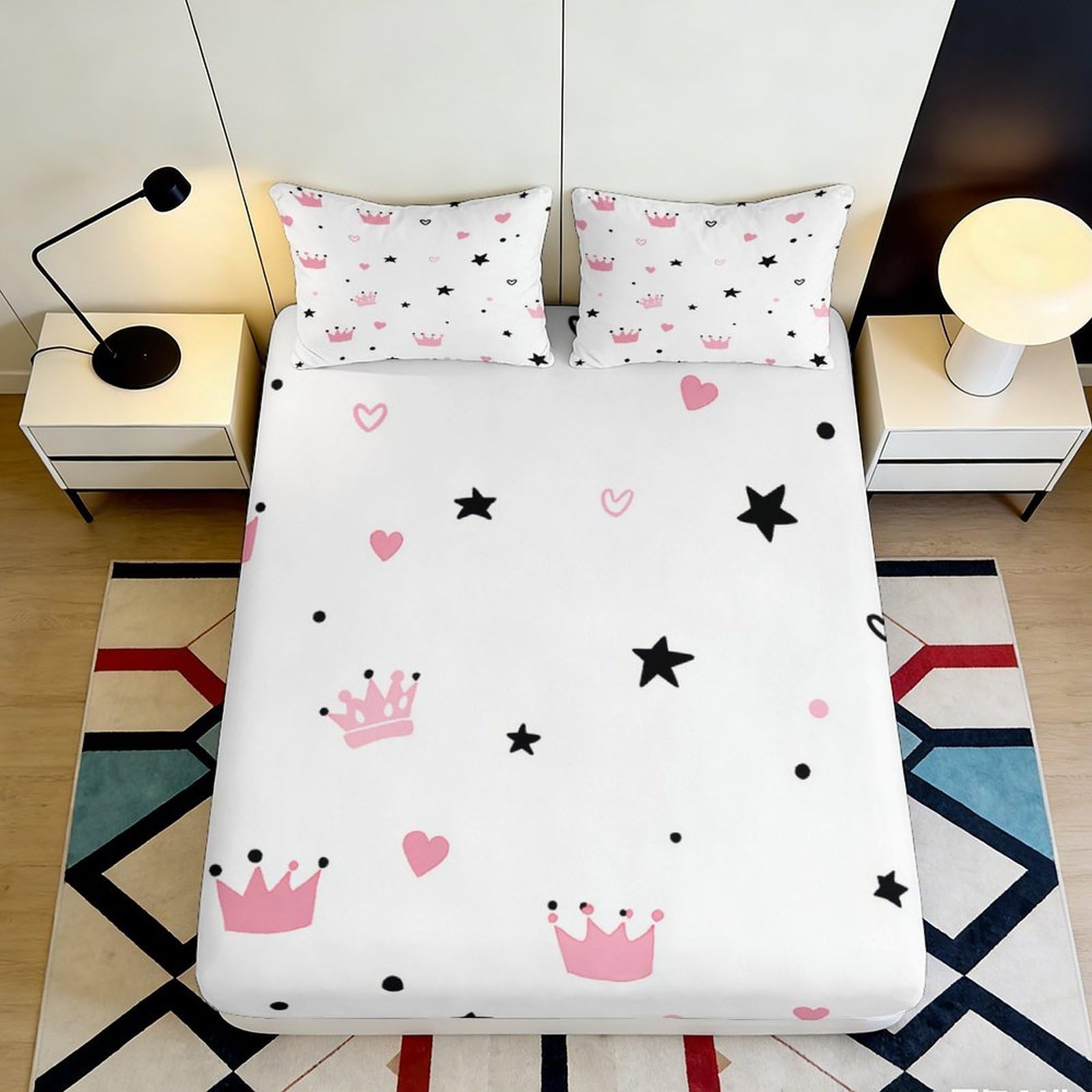 3D Printed Dolphin Fitted Sheet Microfiber Deep Pocket Non-Slip Bedroom Bedding Ocean Mattress Fitted Cover Washable 140x200x25cm