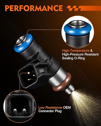 Miniatura 4 de 0280158091 3.5L 3.7L Inyectores de combustible aptos para Ford Fusion Flex Taurus Taurus X Edge 2007-2012, para-Lincoln MKZ MKX MKT MKS 2007-2012,