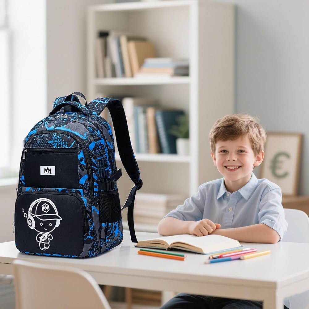 PROTAURI Bambini Carrello Per Zaino Di Scuola - Pieghevole - Carrello A