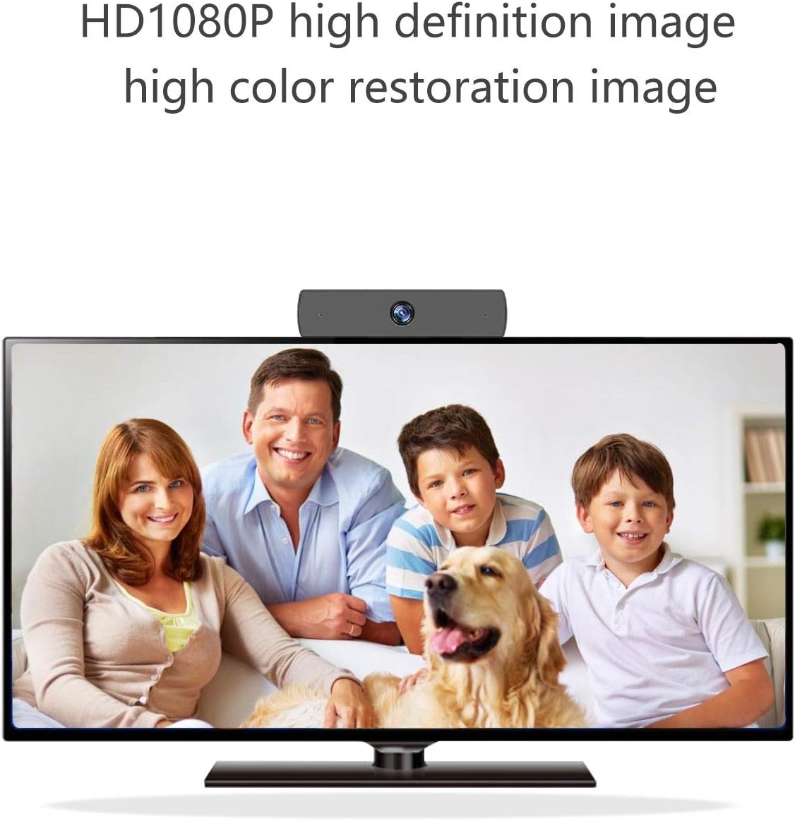 Webcam with Dual Microphone, Full 1080P HD Webcam, Face Cam with 90 Degrees Extended View. Streaming Computer Web Camera for USB Laptops and Desktop Video Calling,Conferencing