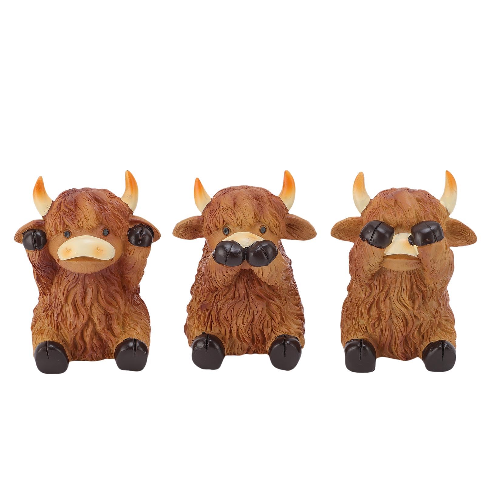 Figurines de vache des Highlands idée cadeau déco idéale pour maison et bureau