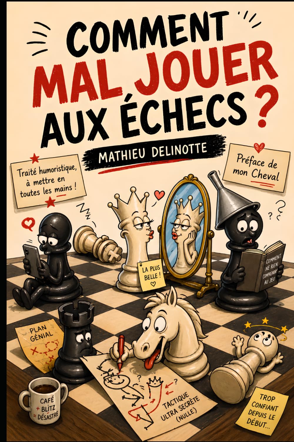 Comment mal jouer aux échecs ?: Traité humoristique pour tous, à mettre entre toutes les mains ! (Echecs faciles)