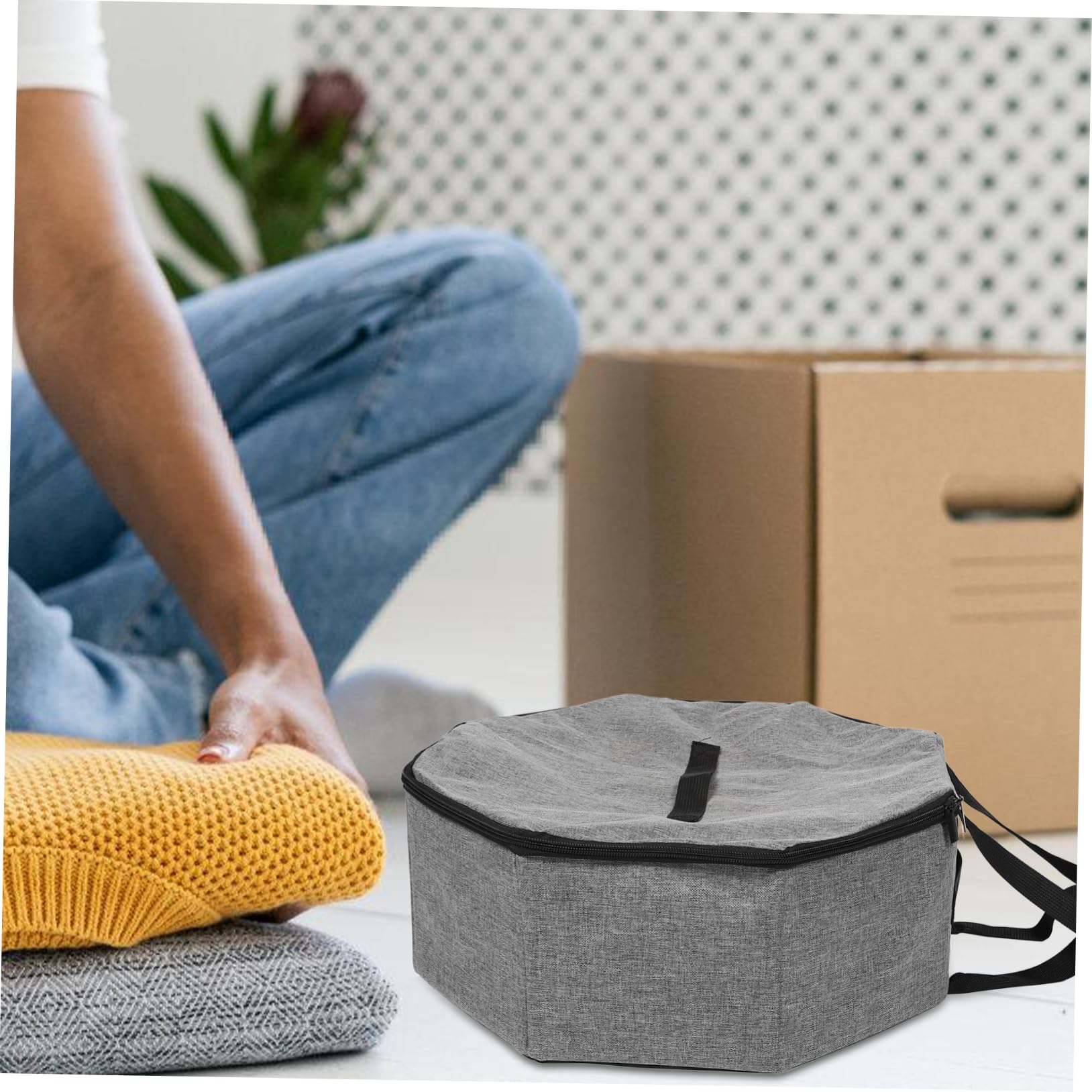 Soporte Para Gorras De Organizador De Béisbol Bolsa Grande Mango Resistente