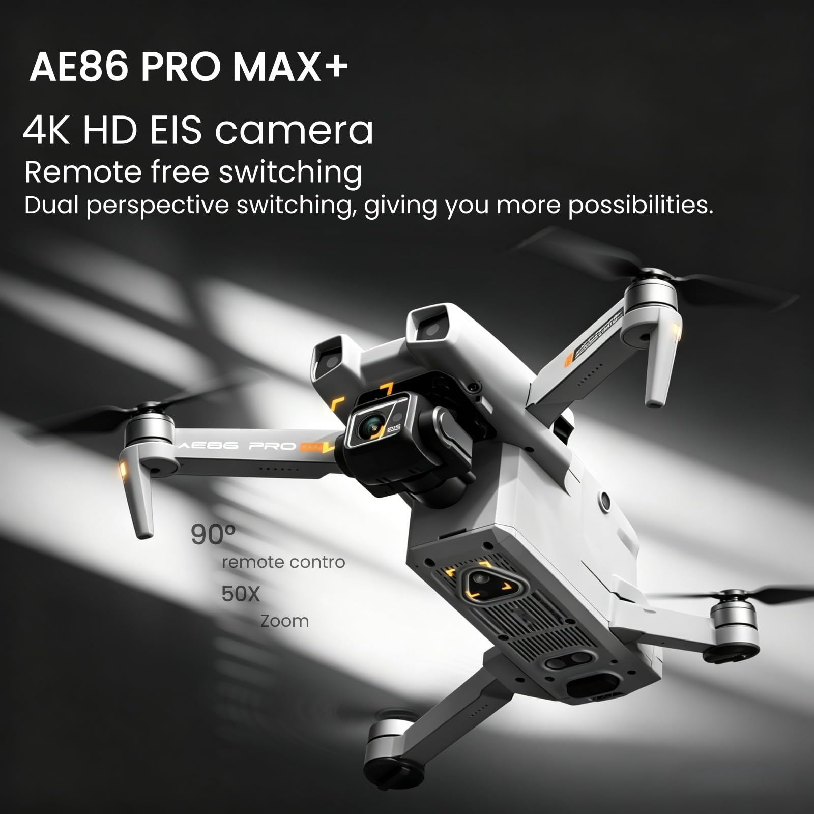 Amazon.com: Cyaxzolp AE86ProMax+Drones with Camera for Adults 4K