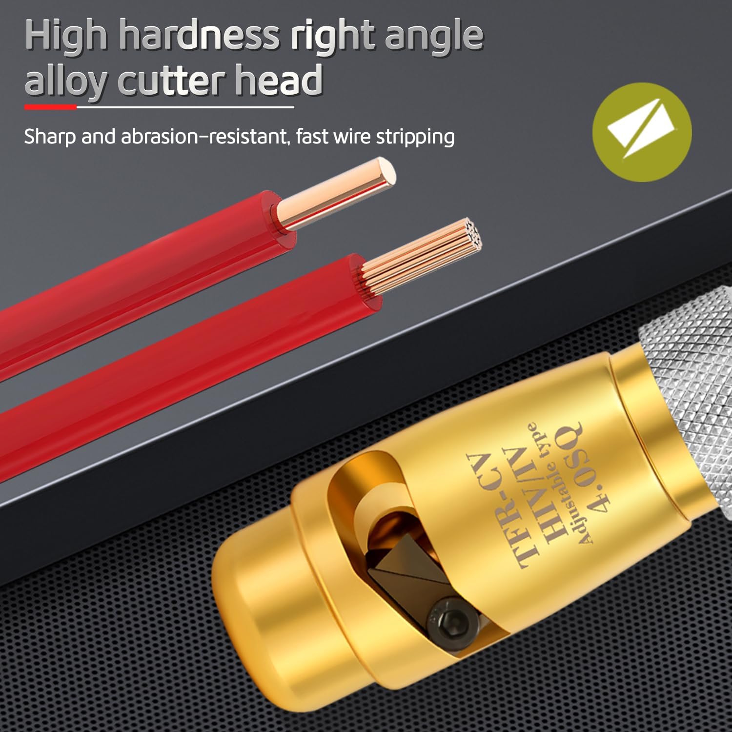 Wire Stripper and Twister Tool - Professional Electrician Tool Set for Power Drill Cable Quick Stripping and Connector